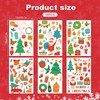 18 Pcs Christmas Stickers, Winter Stickers for Kids Cute Xmas