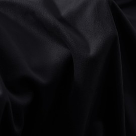 Yates Home Black Velvet Blackout Curtains 90 Inch Rod Pocket Thermal Insulated Window Soundproof Room Darkening Super Soft Luxury Privacy Curtain/Drapes/Panels for Living Room Bedroom