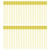 50pcs Zip Tie Tag Readable Writable 40KG Tensile Strength Self