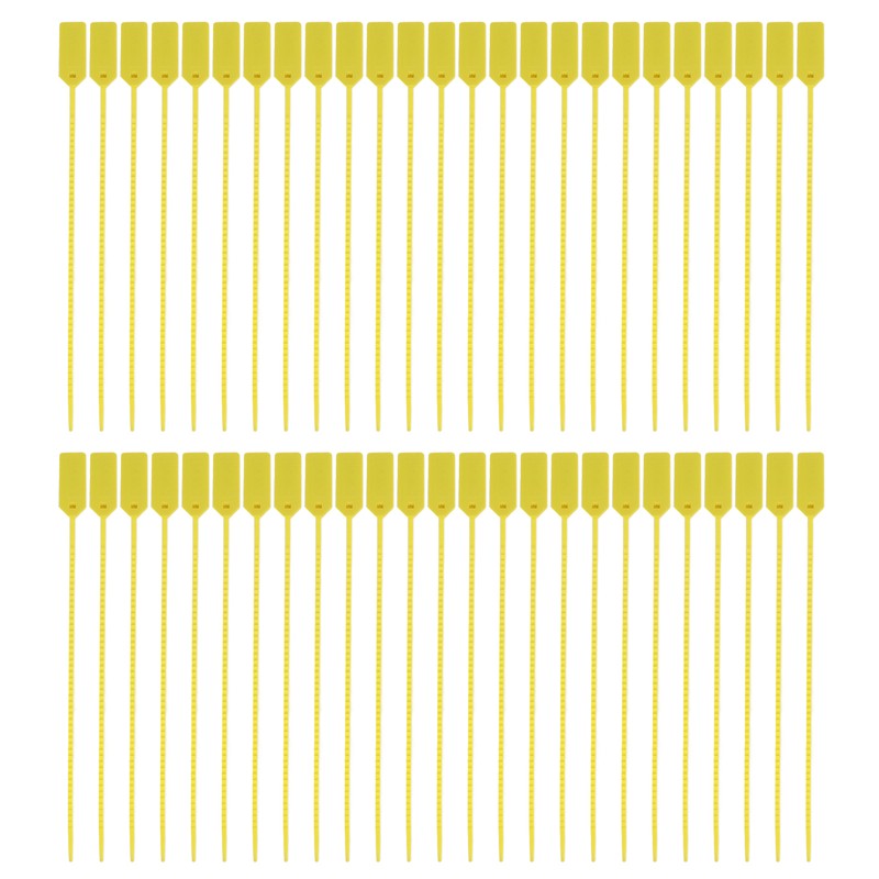 50pcs Zip Tie Tag Readable Writable 40KG Tensile Strength Self