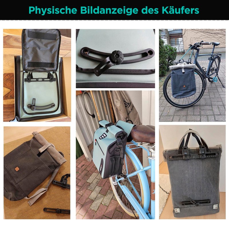 Vvciic Side Buckle - Bicycle Bag Buckle Accessories Luggage Equipment
