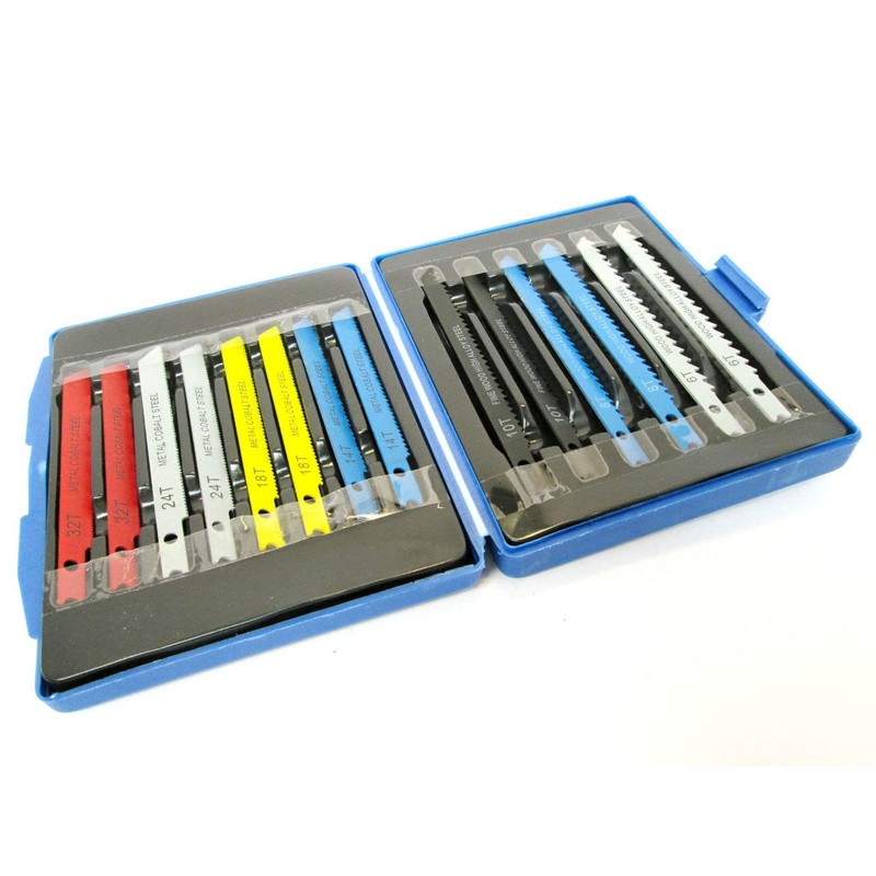 14pc U Fit Jigsaw Blade Set - U Fitting Metal
