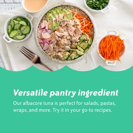 Chicken of the Sea Solid White Premium Albacore Tuna in Water, Low Sodium, Wild Caught Tuna, 5 oz. Can (Pack of 12)