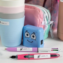 KIT MARKY - 3-in-1 Kit de Repuesto para sello infantil DIY Marky | Cojin, Cinta termoadhesiva y etiquetas adhesivas