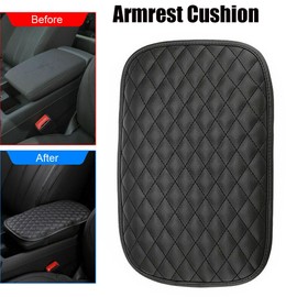 Unbranded 1x Car Armrest Pad Cover Auto Center Console Box Pu Leather Cushion Mat S