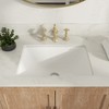 DeerValley DV-1U306 Ursa Undermount Bathroom Sink, 18'' x 13'' Vessel