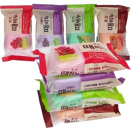 향수 때비누 5개샤워타올세안클렌징한방미용목욕비누 Fragrant Bath Soap 5-Piece Shower Towel Set Sen Cleansing Herbal Beauty Bath Soap