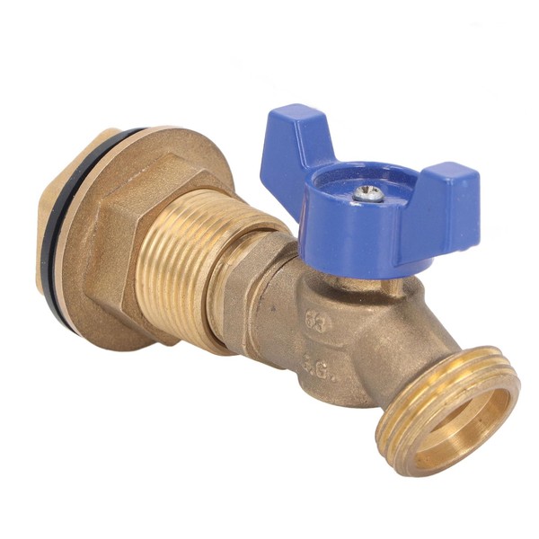 Brass Ball Valve Quarter Turn Water Tank Spigot for Rain