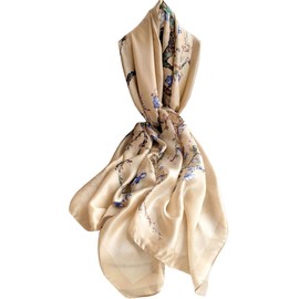 MAIRY Shawl Women's Scarves & Wraps Silk Ladies Scarf UK Lightweight Wedding Soft Neck Wrap Stole Elegant Girls Scarfs Gifts,180086