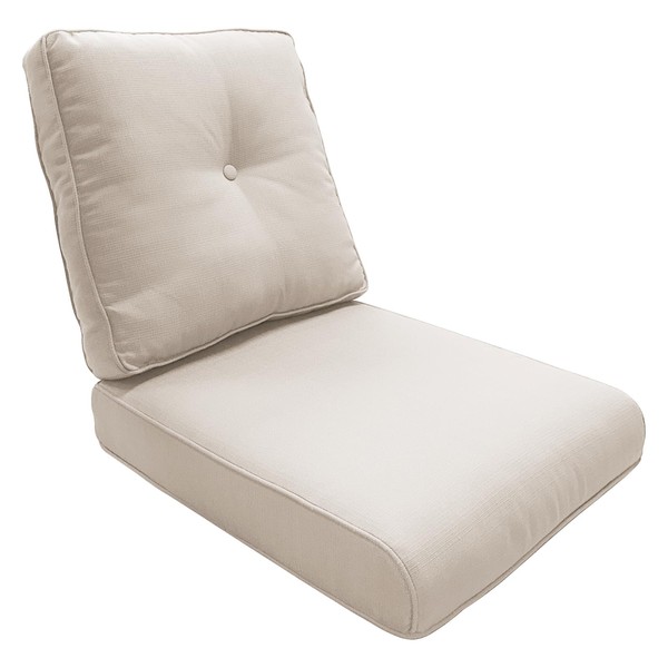 Belord Patio Furniture Cushions with Removable Cover, 1 Pair of