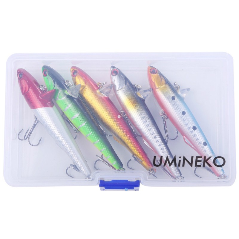 Black-tailed Gull (umineko) 90 mm G Rolling beitoakusyon sinkingu Minnow Set