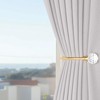 2 Pieces of Heavy Duty U Shaped Metal Curtain Holdbacks