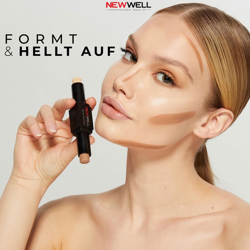 NEW WELL Highlighter & Contour Pencil for Sharper Facial Features,