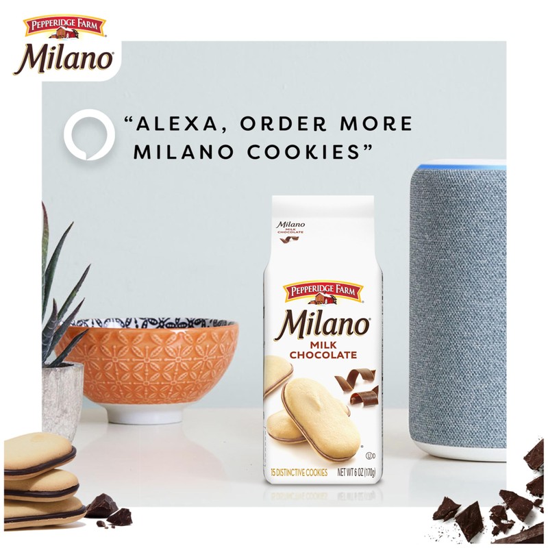 Pepperidge Farm Milano Milk Chocolate Cookies, 6 OZ Bag (15