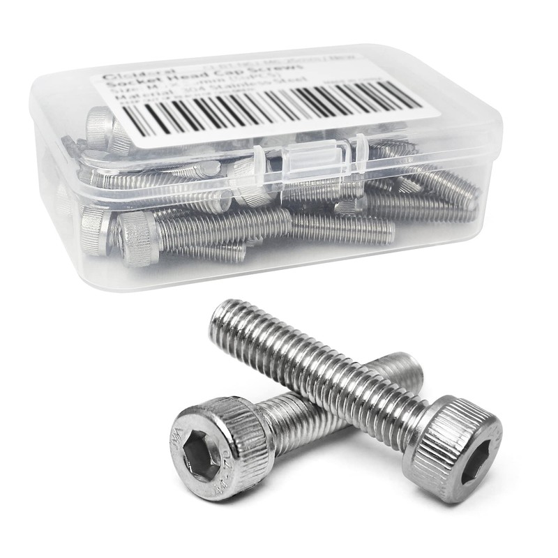 Cicidorai M6-1.0 x 40mm Socket Head Cap Screws Bolts, 304