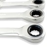 Fxionicon 12mm Stubby Ratchet Spanner, Ratcheting Combination Wrench, Short Fixed-Head