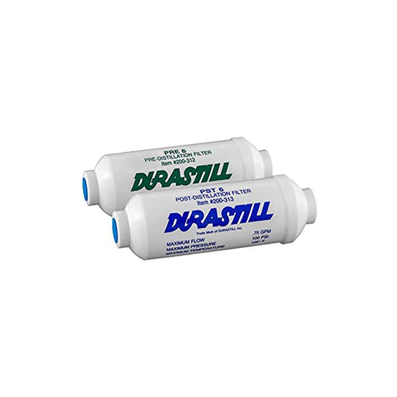 Durastil Water Distiller 2-Pack Filter Combo Set - 200312 Green