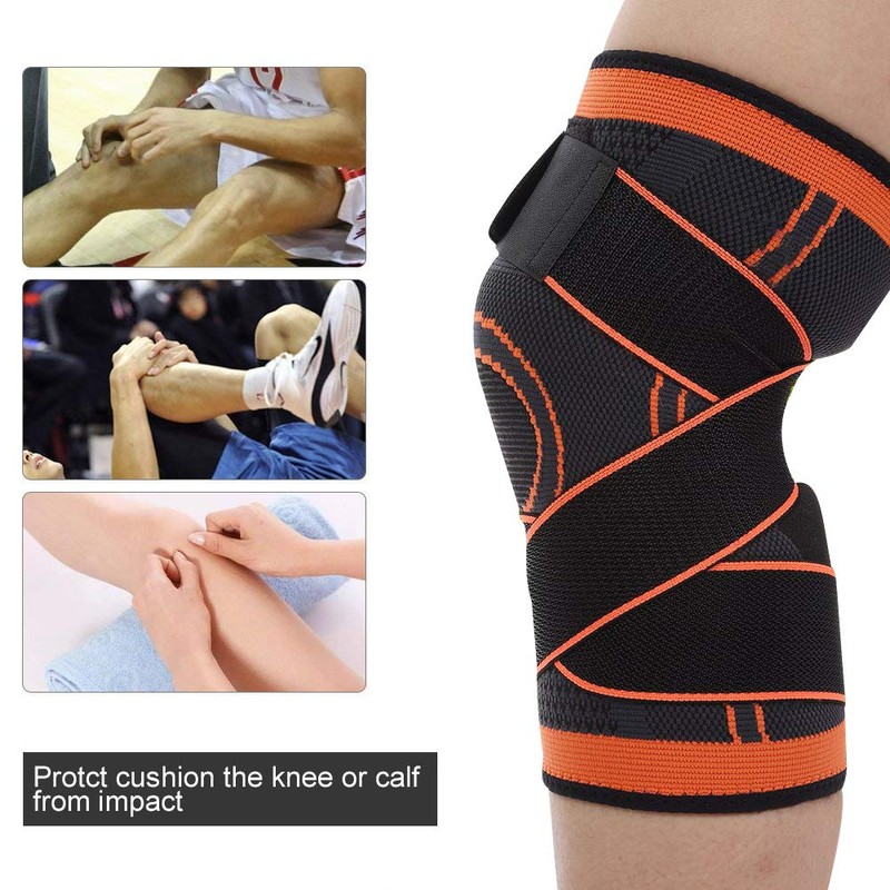 Rodillera Deportiva Estabilizadora de Rodilla Manga de Compresi?n Apoyo