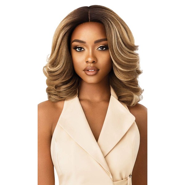 Outre Neesha Soft & Natural Synthetic Swiss Lace Front Wig NEESHA 204 (1B)
