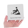 TEHAUX Slippery Floor Caution Sign Wet Floor Alert Safety Warning