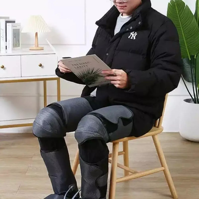 장화안마기 에어 안마기 종아리 공기압 허벅지 무선 마사지 [Q. 회색