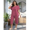 Heat Move Plus Size Pajamas Sets for Women 2 Piece