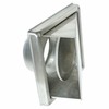 SPARES2GO Stainless Steel Cowled External Extractor Wall Vent Outlet with