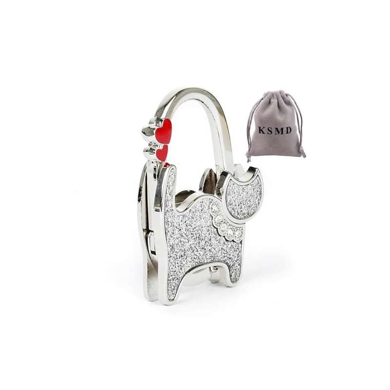 KSMD Portable Purse Hanger for Table and Bars - Foldable