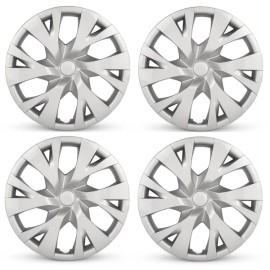 OEM Replica New Set of 4 15" Replacement Wheel Cover Hubcap 2018-2020 for Toyota Yaris