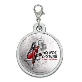GRAPHICS & MORE Harley Quinn Already Disturbed Chrome Plated Metal Pet Dog Cat ID Tag
