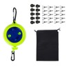 1 Camping Clothesline, Convenient Travel Clothesline, Rotating Storage, Anti Wrapping,