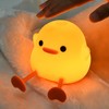 Duck Night Light with Speaker, 4 Brightness Levels, Rechargeable Baby