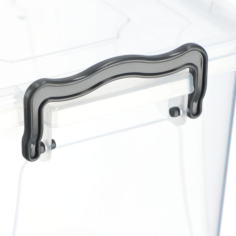 KADAX Storage Box with Lid, Robust Plastic Container, Lunch Box,