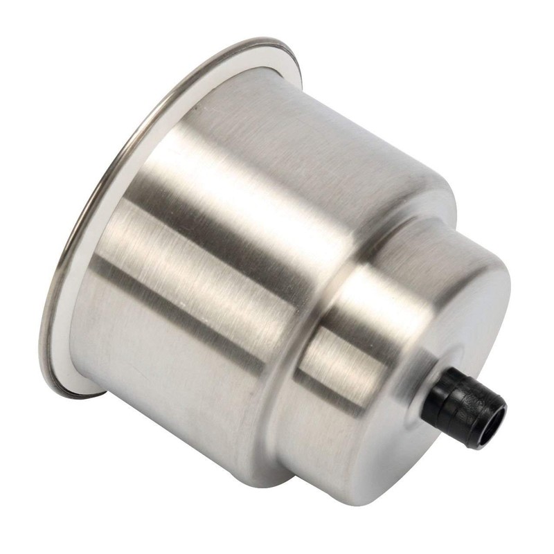 Amarine Made 4pcs Stainless Steel Cup Drink Holder with Drain