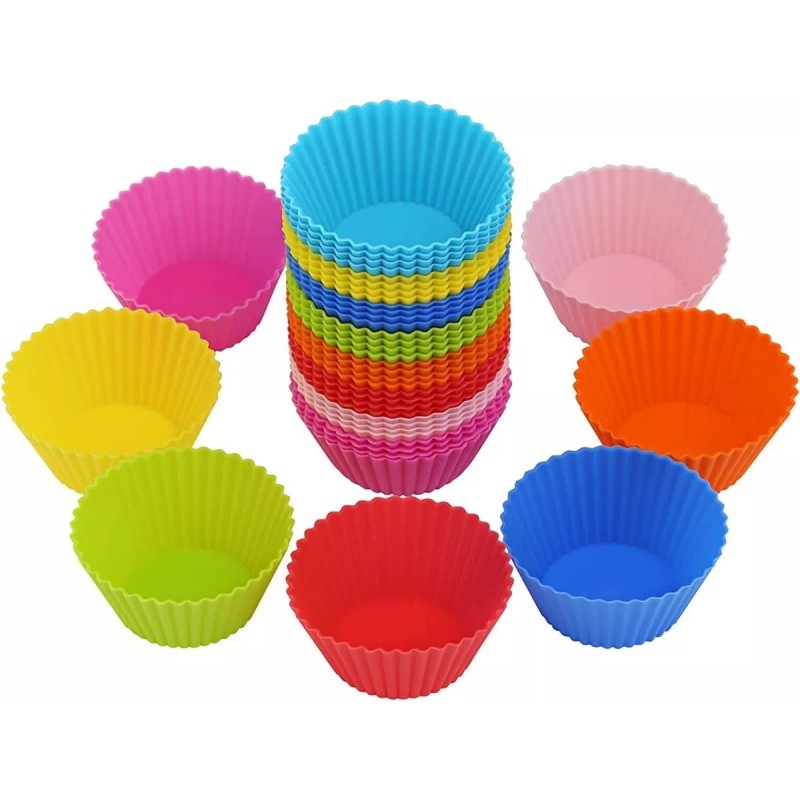 Extreme Beauty 12 Capacillos Reutilizables De Silicon Resistentes Al Horno
