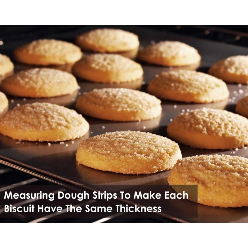 Rolling Pin Guides for Dough Thickness 6 Pieces Silicone Leveler