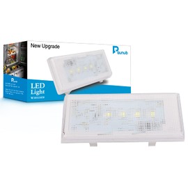 Paunub New Upgraded W10515058 Led Refrigerator Main Light Replacement Compatible with Whirlpool Kenmore Maytag, KitchenAid, Waterproof, 1 PCS, Year Warranty