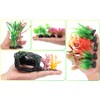 QUOZUO Broken Barrel Fish Tank Decor, 16pcs Fish Tank Accessories