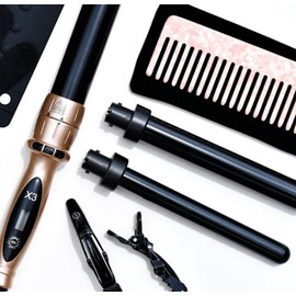 H2D Rose Gold X3 Professional Curling Wand