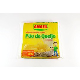 Amafil - Cheese Bread Mix - 17.64 Oz (PACK OF 2) | Mistura p/Pão de Queijo | Mezcla vp/Pan de Quejo - 500g