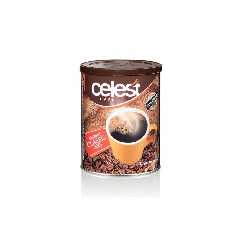Instant Coffee Hot / Cold Cyprus Greek Frappe CELEST with