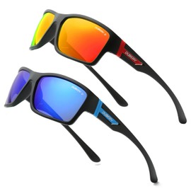 KeliSphere Sport Polarized Sunglasses for Men Women UV Protection Cycling Running Shades Glasses