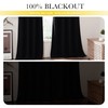NICETOWN 100% Blackout Curtains with Same Color Liners, Thermal Insulated