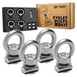 Tyger Auto Add-on Eyelet Bolts Adventure Kit | Accessories for Tyger Roof Rack Series | 4 Sets Pack | 304 Stainless Steel