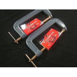 ~ 2 ~ C-CLAMPS 8" BRAKE CALIPER PISTON CARPENTER WELDING HOLDING TOOL CLAMP H.D.