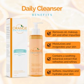 OrangeDaily Daily Cleanser for Refreshed and Silky-Smooth Skin