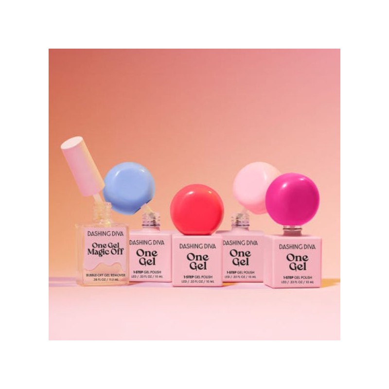 DASHING DIVA One Gel Color/Magnetic/LED Lamp Set, One gel Color:ATTENTION