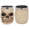 Barber Scissors Holder Skull Shape Stainless Steel Resin Removable Stylish