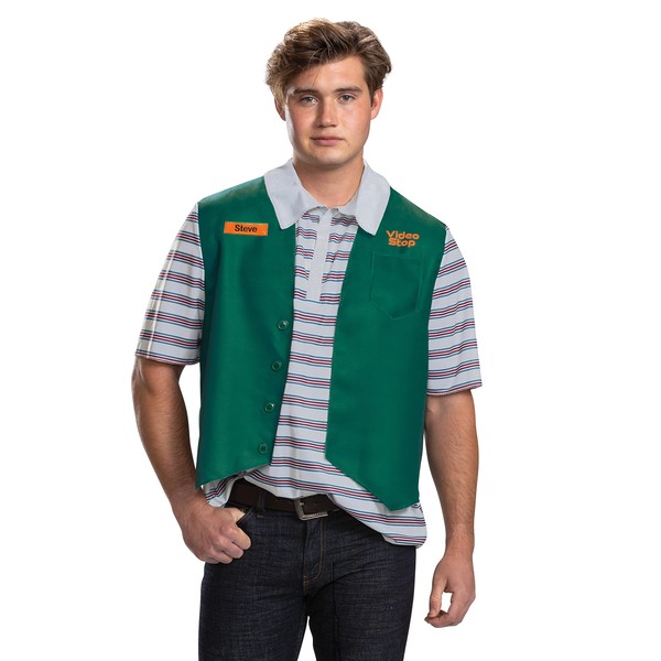 Disguise mens Steve Video Stop Costume, Official Stranger Things Halloween