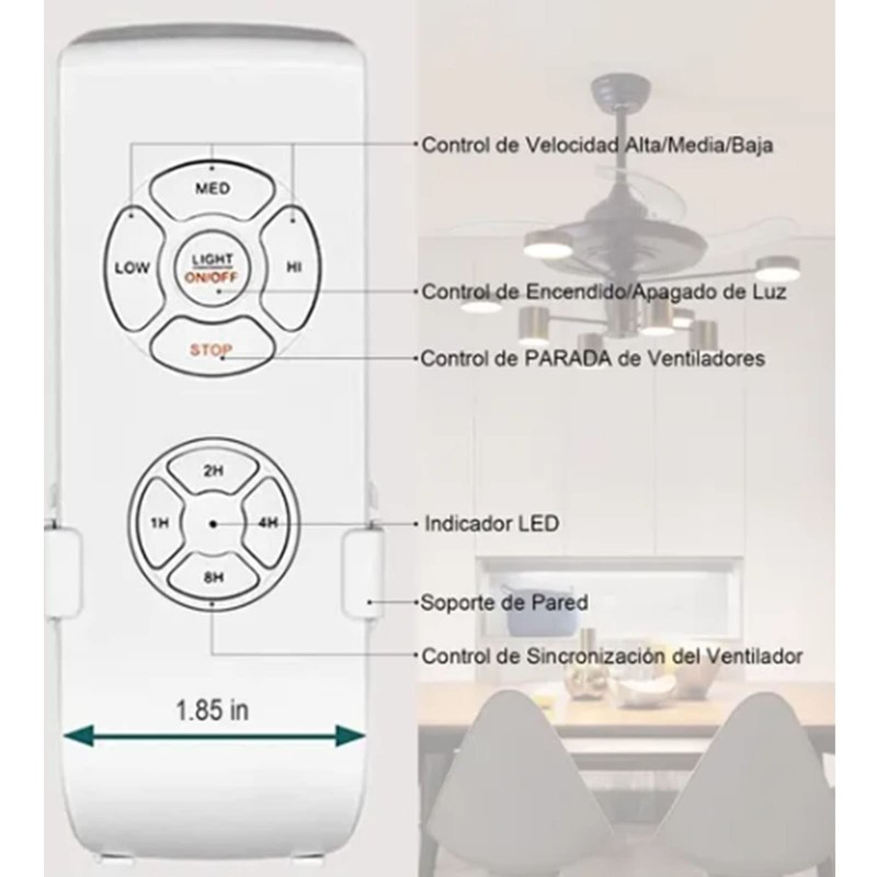 Hztyyier Universal Smart Ceiling Fan Remote Control Kit 3 Gear